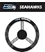 Seattle Seahawks Poly-Suede Steering Wheel Cover - NFL