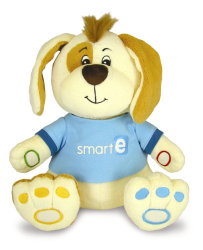41HjNvr7p2L Smart e Dog, The First Soft Dog With Smart e Software by Intellitoys and Kids Preferred, White/beige