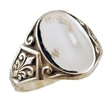 Victorian Style Sterling Silver Fleur de Lis Signet Ring