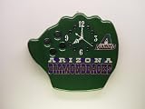 ARIZONA DIAMONDBACKS GLOVE WALL CLOCK