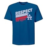 Los Angeles Dodgers Respect T-Shirt by Majestic Select