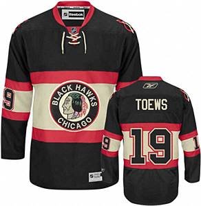 NHL Chicago Blackhawks Premier Jersey (Black, XX-Large)