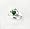 Claddagh Sterling Silver Emerald Crystal Ring, 7