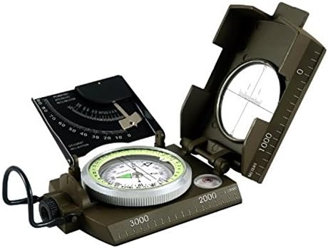 Multifunction Military Army Sighting Compass With Inclinometer for Camping Hiking