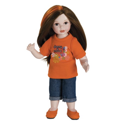 Marie Osmond Doll 9″ Standing Love And Laughter Keepsake – Orange