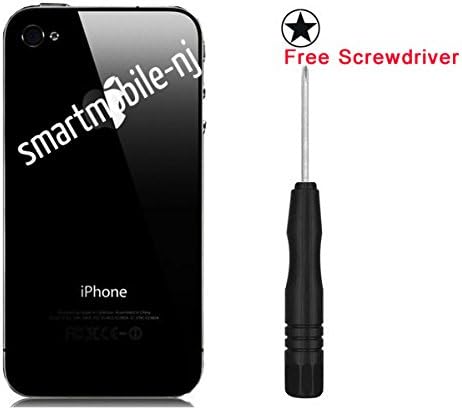 New Genuine Glass Battery Back Cover Door Replacement for Iphone 4s Black USA