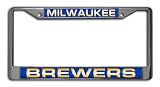 MLB Milwaukee Brewers Laser Chrome Frame