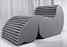 Offi Coosh Lounge and Ottoman COSH-GRY