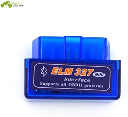 Vastm Super Mini Bluetooth OBD2 OBDII Scanner Adapter Check Engine Light Diagnostic Trouble Code Reader for Android Windows