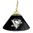 Trademark NHL Pittsburgh Penguins 14 Inch Single Shade Bar Lamp, Black