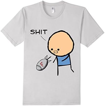 Men's Cyanide And Happiness T-Shirt 3XL Silver