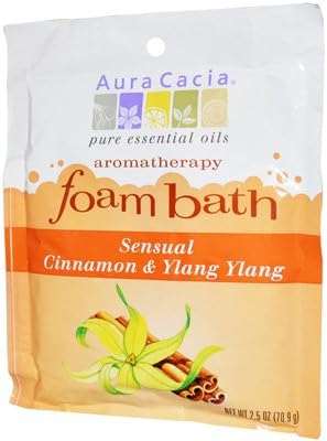 Aura Cacia - Aura Cacia Foam Bath Sensual Cinnamon And Ylang Ylang - 2.5 Oz (Pack of 6) - Pack Of 6