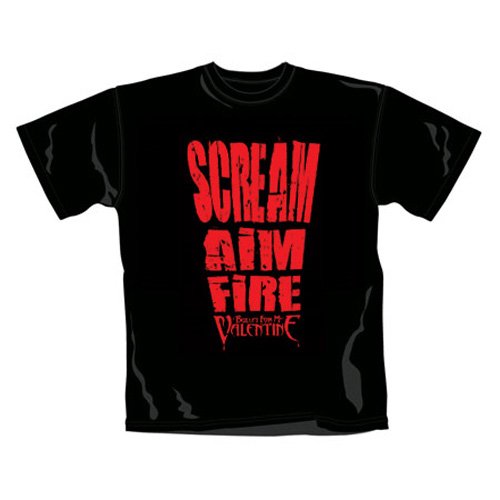 Bullet for my Valentine - Kinder Shirt Scream Aim Fire Text Tee (in 12-13 Jahre)