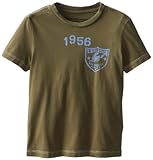 True Religion Kids Little Boys' 1St Division Classic Tee, Surplus Olive, X-Small