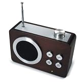 Lexon Cadeaux événements Radio mini dolmen en bois foncé
