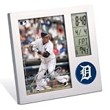 Detroit Tigers Desk Clock and Frame