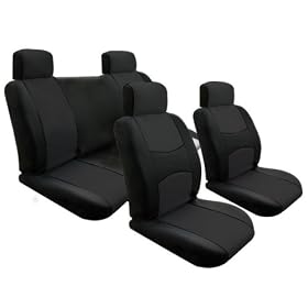 ON SALE...Univerisal Full Set Car Seat Covers Solid Negroid 114