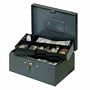 MMF Industries Steel Cash Box with Safety Latch and Recessed Handle (221F30GRA)