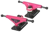 Phantom 2 ( Set of 2 ) Skateboard Trucks - 7.5 Inch - Fluorescent Pink Hanger / Black Base - B0002Y5VSA