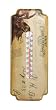 Moose Rustic Lodge Metal Indoor/Outdoor Thermometer