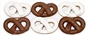 Pawsitively Gourmet Pretzels, Carob and Yogurt Dipped Cookies for Dogs (Pack of 20)