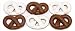 Pawsitively Gourmet Pretzels - Carob And Yogurt Dipped (Pack of 20)