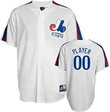 Montreal Expos Cooperstown White -Any Player- Replica Jersey