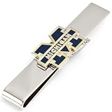 NCAA Michigan Wolverines Silver Edition Cufflinks