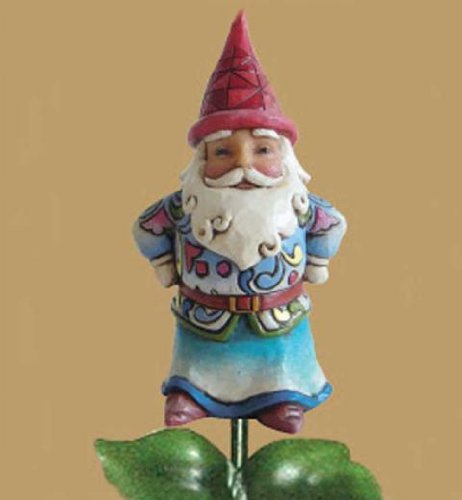 Jim Shore Garden Gnome Plant Stick