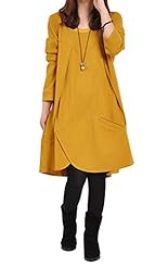 Cotton/Knit  Shirt  Dress