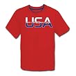 Team USA Cutaway Short-Sleeve Ringer Tee Shirt