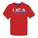 Team USA Cutaway Short-Sleeve Ringer Tee Shirt