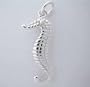 Silver * SEAHORSE CHARM * Sea horse Fish