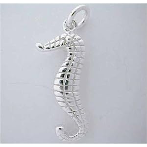 Buy Silver SEAHORSE CHARM Sea horse Fish by SilverSpeck.com