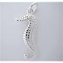 Silver * SEAHORSE CHARM * Sea horse Fish