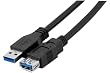 Rallonge USB 3.0 1.80m Noir