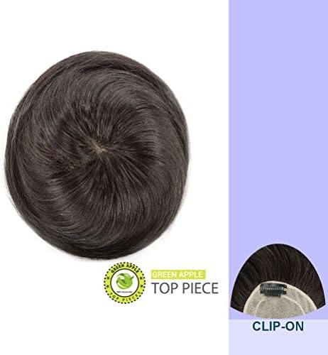 TFHB-003 (FA Fashion) - Human Hair Monofilament Top Piece in 001