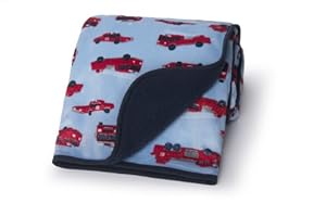 fire truck swaddle blanket