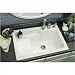 Advantage Hamilton Self Rimming Laundry Sink Finish: Euro Gold, Faucet Drillings: Three Holes