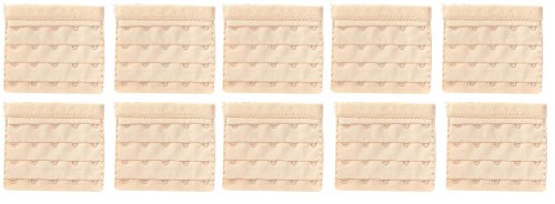 Women's 10 Pack Bra Extenders (5 Hook-Nude)