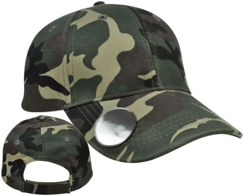 Hank Camouflage Plain Camo Built In Bottle Opener Hat Cap Construct Blank Velcro