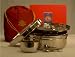 Indian Spice Box, Masala Dabba Stainless Steel Organizer To Store Spices by Ajika (a gourmet international food gift)