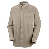 Columbia Men's Big Tamiami II Long Sleeve Shirt - Fossil 2X