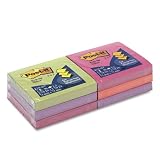 Post-it Notes, Original Pop-up Refill, 3 Inches x 3 Inches, Assorted Sweet Pea Colors, 90 Sheets per Pad, Six Pads per Pack (R330-6FP)