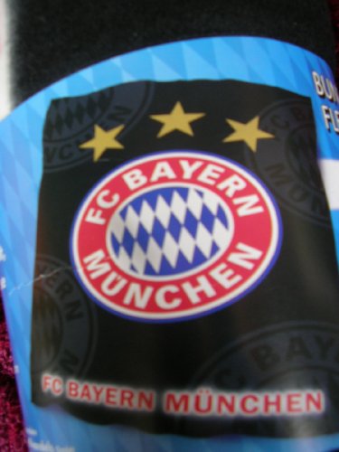 FC Bayern München Fleecedecke 150/200 schwarz 3-Sterne, Schnäppchen