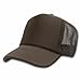 BROWN MESH TRUCKER STYLE CAP HAT CAPS HATS ADJUSTABLE
