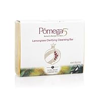 Pomega5 Lemongrass Clarifying Cleansing Bar, 4.2-Ounce Bar
