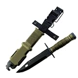 M9 Bayonet With Scabbard, Green (OK490) Category: Miscellaneous Knives