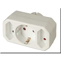 3-Fach Steckdosenadapter * EURO