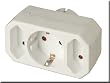 3-Fach Steckdosenadapter * EURO 2+1 WS von profitec�